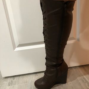 knee high wide width wide calf boots